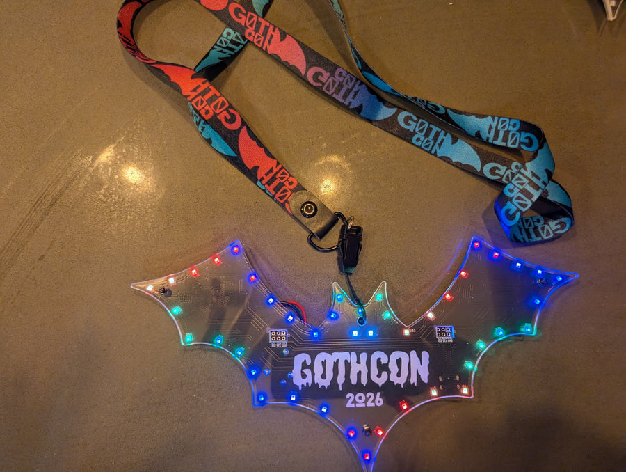 Gothcon 2026 Blinky Badge
